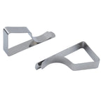Triangle Tablecloth Clips – Stainless Steel Holders for Party and Picnic