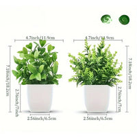 Artificial Potted Bonsai Tree – Realistic Green Plant for Home Office Decor