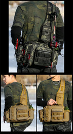 Fishing Tackle Backpack – Gear Storage Bag with Rod Holder for Fly Fishing