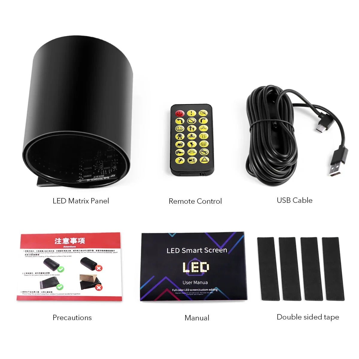 Bluetooth LED Car Sign – Programmable Scrolling Message Display for Auto Decor