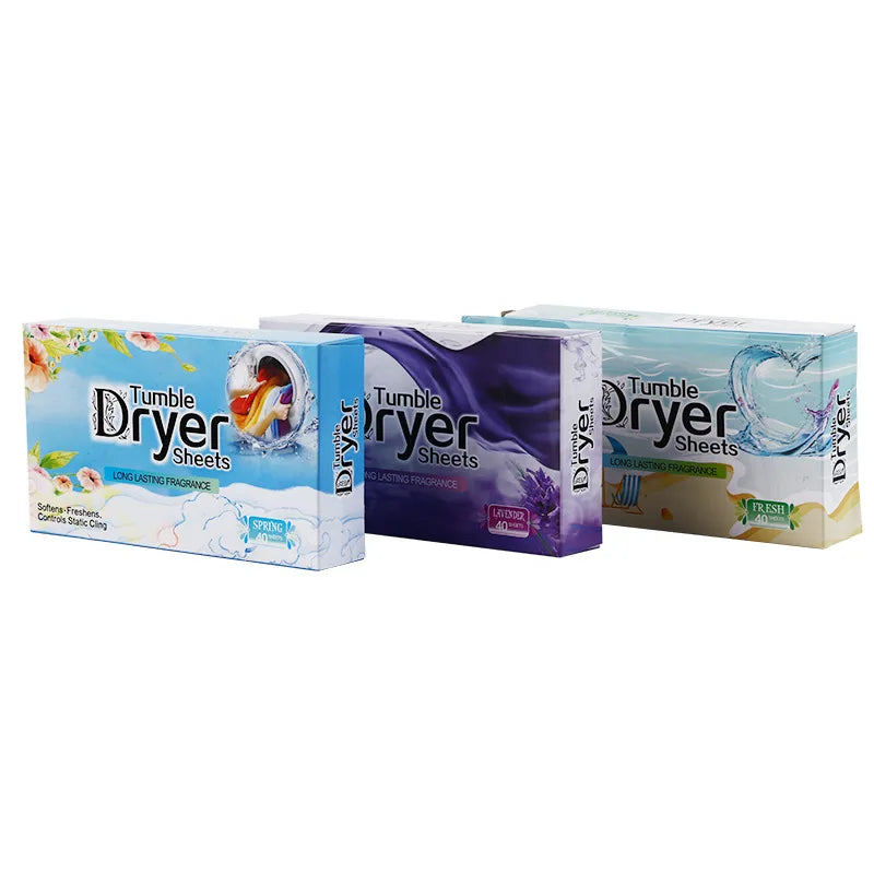 Tumble Dryer Sheets – Long-Lasting Fragrance for Static Reduction Laundry