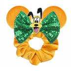 Velvet Sequin Mouse Ear Scrunchies – Elastic Hair Accessories for Kids Party