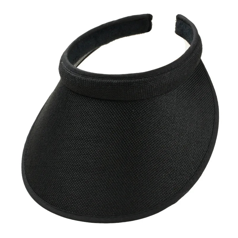 Wide Brim Sun Visor Hat – UV Protection for Outdoor Sports and Beach