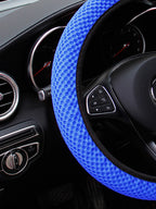 Breathable Mesh Car Steering Wheel Cover – Comfortable Grip for Women