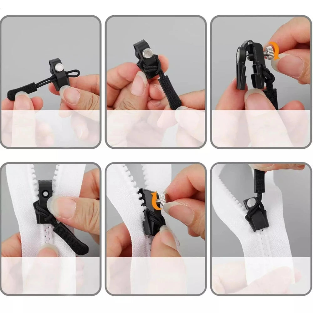Universal Removable Zipper Pulls – Replacement Repair Kit for Clothing