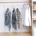 Transparent Vacuum Storage Bags – Compressed Wardrobe Organizer for Clothing