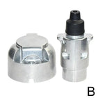 7-Pin Trailer Plug and Socket – Aluminum Alloy Connector for RV Boat Truck