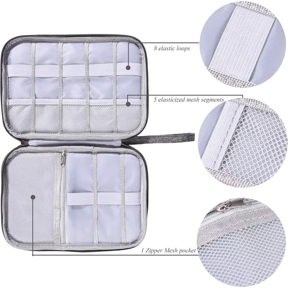 Waterproof Electronics Organizer – Travel Carrying Pouch for Tech Accessories