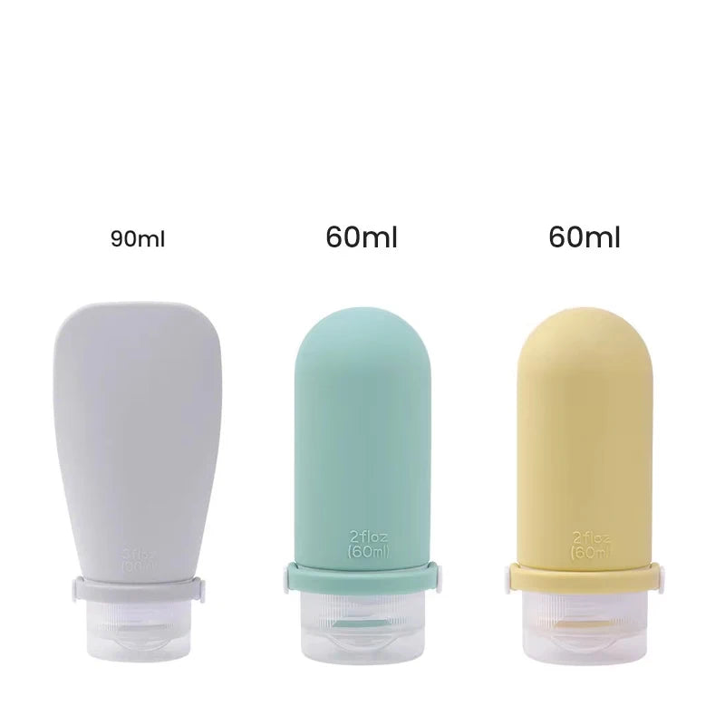 Refillable Silicone Travel Bottles – Leakproof Containers for Toiletries