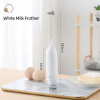 Handheld Electric Milk Frother – Automatic Kitchen Whisk for Coffee Foaming