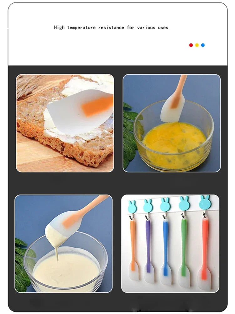 Heat Resistant Silicone Spatula – Non-Stick Kitchen Utensil for Baking