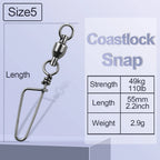 Ball Bearing Fishing Swivels – Stainless Steel Coastlock for Saltwater Angling