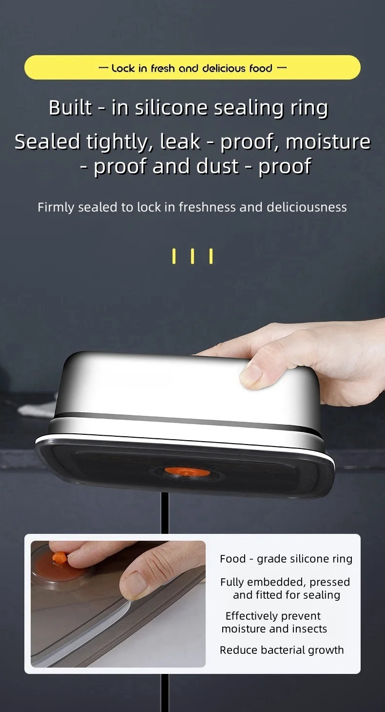 Stainless Steel Bento Box – Leak-Proof Food Container for Camping and Lunch