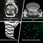 OLEVS Automatic Mechanical Watch – Luxury Chronograph for Business and Sports