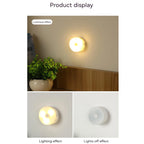 3 Color LED Night Light – Battery Powered Mini Lamp for Bedroom and Wardrobe