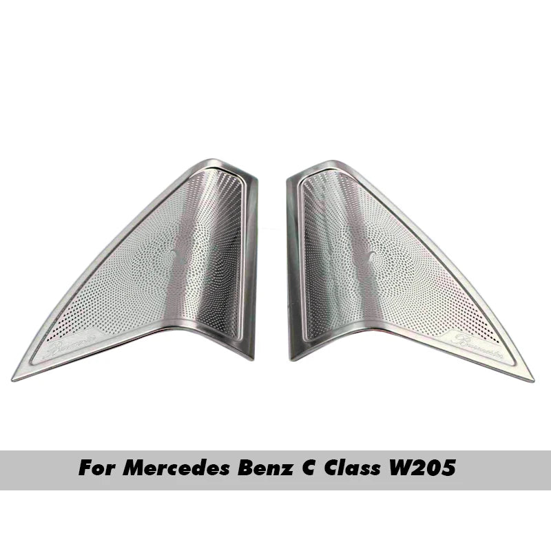 Stainless Steel Door Speaker Trim – Interior Upgrade for Mercedes Benz