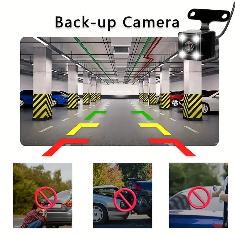 4 Channel Dash Cam – Full HD Night Vision Camera for Vehicle Security