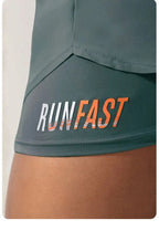 High Rise Yoga Shorts – Two-in-One Athletic Apparel for Gym Running