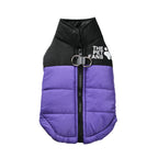 Reflective Dog Jacket – Windproof Winter Coat with D-ring for Small Dogs