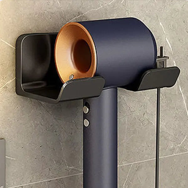 Bathroom Wall Organizer – Hair Dryer Holder with Storage Baskets for Vanity