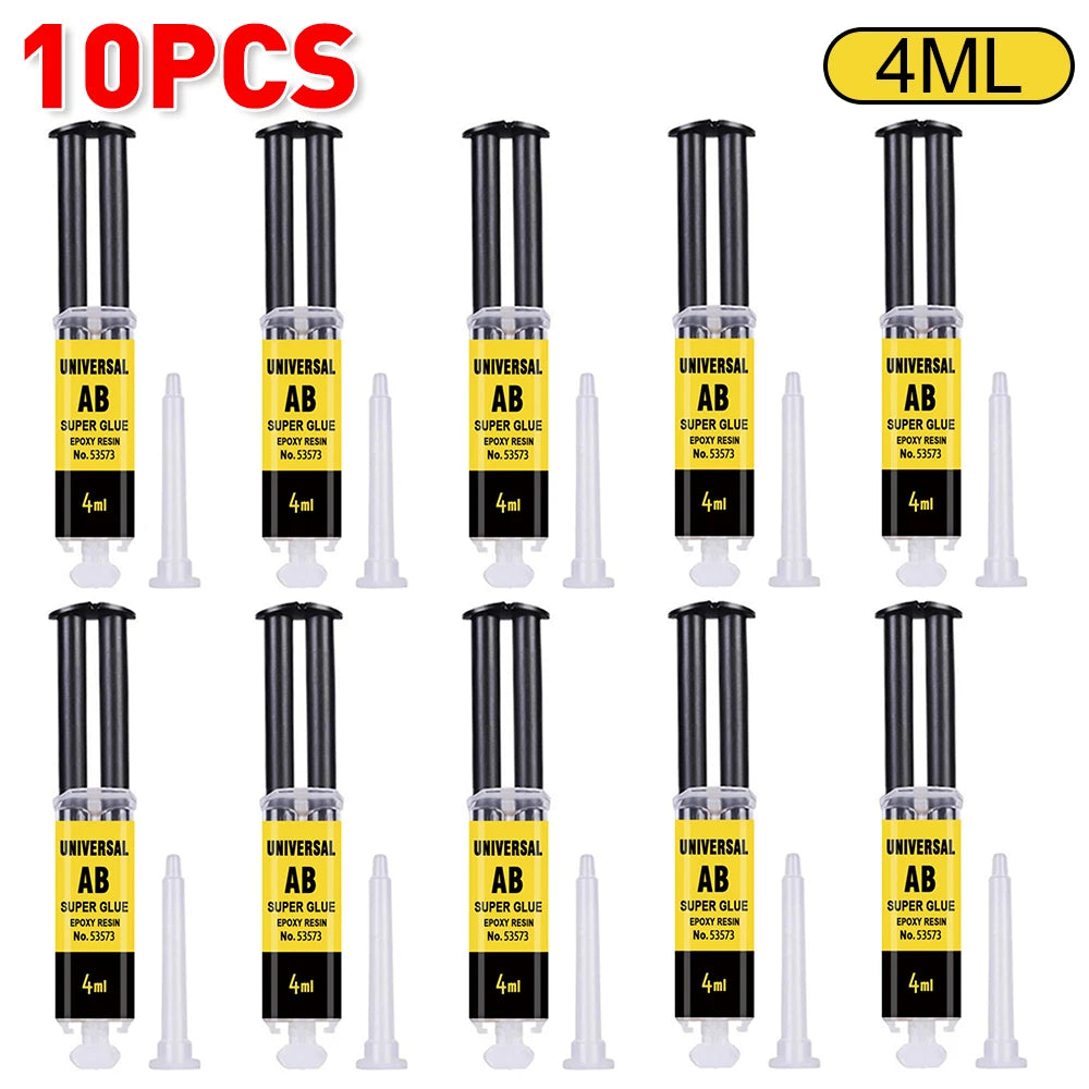 Epoxy Resin AB Glue – Waterproof Fast Setting Adhesive for Wood Metal Repair