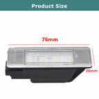 LED License Plate Lights – Bright Number Tag Lamps for Peugeot Vehicles