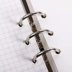 Transparent Loose Leaf Ring Binder – A4-A7 Planner for School and Office