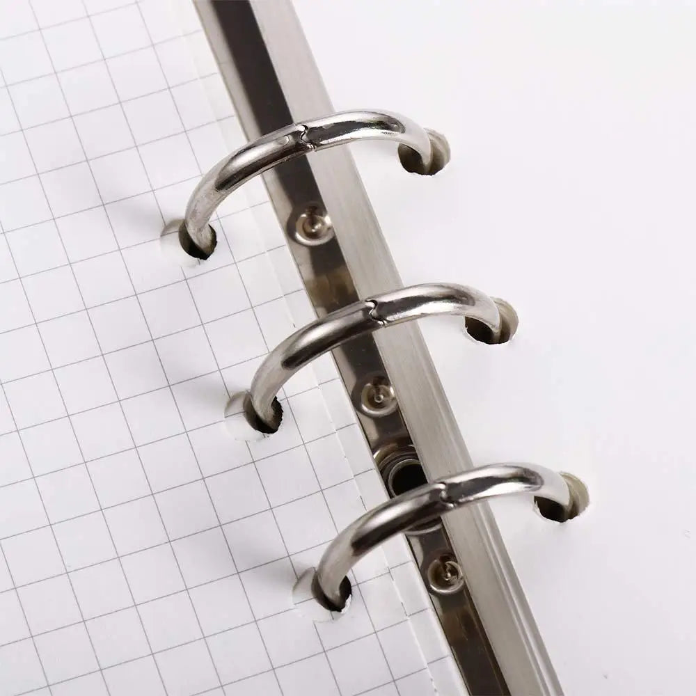 Transparent Loose Leaf Ring Binder – A4-A7 Planner for School and Office