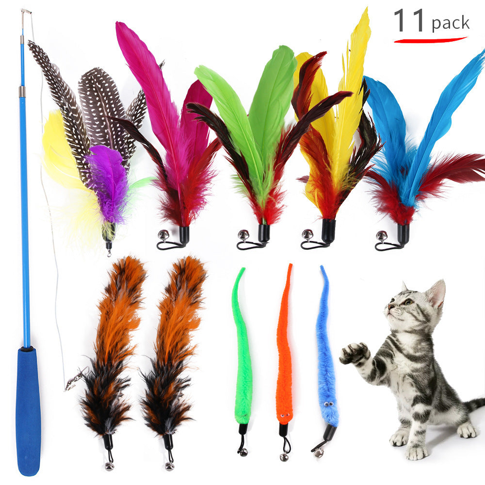 Interactive Cat Play Tunnel – Foldable Mouse and Fish Toy Set for Pets