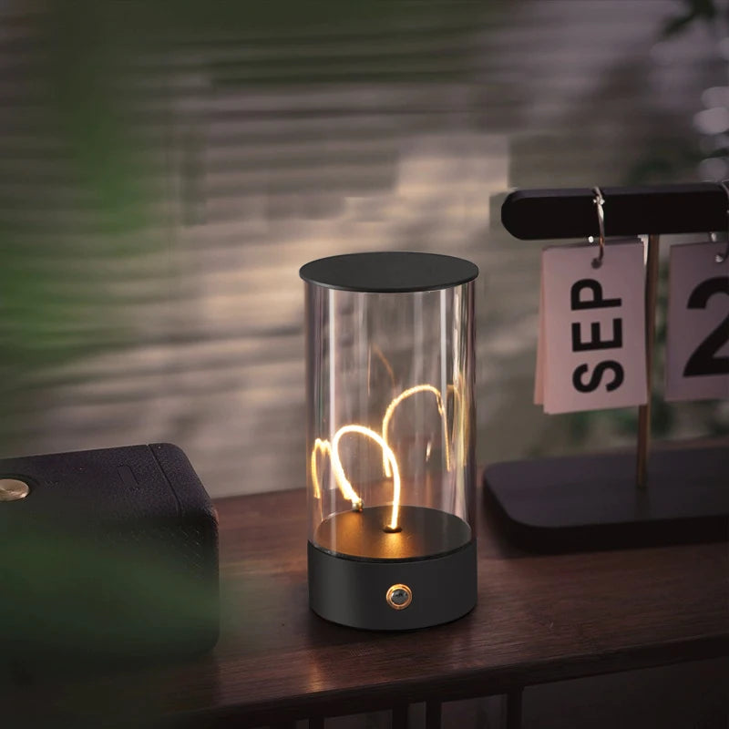 Magnetic LED Desk Lamp – Cordless Touch Control for Bedroom Nightstand