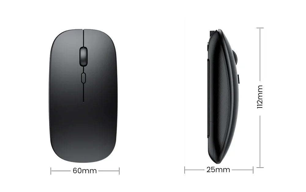 Wireless Gaming Mouse – Dual Mode Ergonomic Rechargeable for PC Laptop Mac