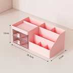 Transparent Cosmetic Organizer – Desktop Storage Drawers for Office Desks