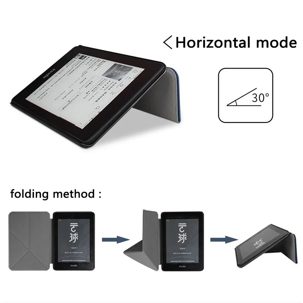 Foldable Stand Case – Protective Pouch Cover for 6 to 7 Inch Kindle E-Reader