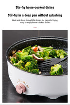 Electric Non-Stick Multicooker – Portable Frying Pan for Home Cooking