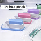 5-Hole Punch – Office Desk Organizer for DIY Notebook and File Binding