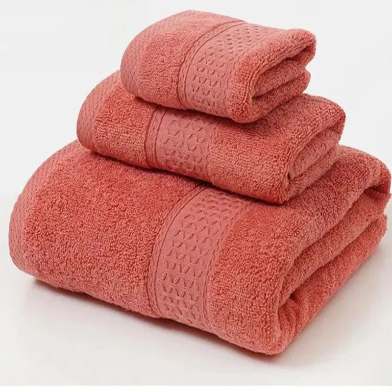 Absorbent Cotton Face Towel – Soft Hand Wash Cloth for Home and Hotel