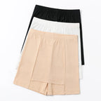 High Waist Safety Shorts – Double Layer Protective Underwear for Summer Dresses