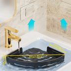 Bathroom Storage Rack – Adhesive Corner Shower Caddy for Shampoo