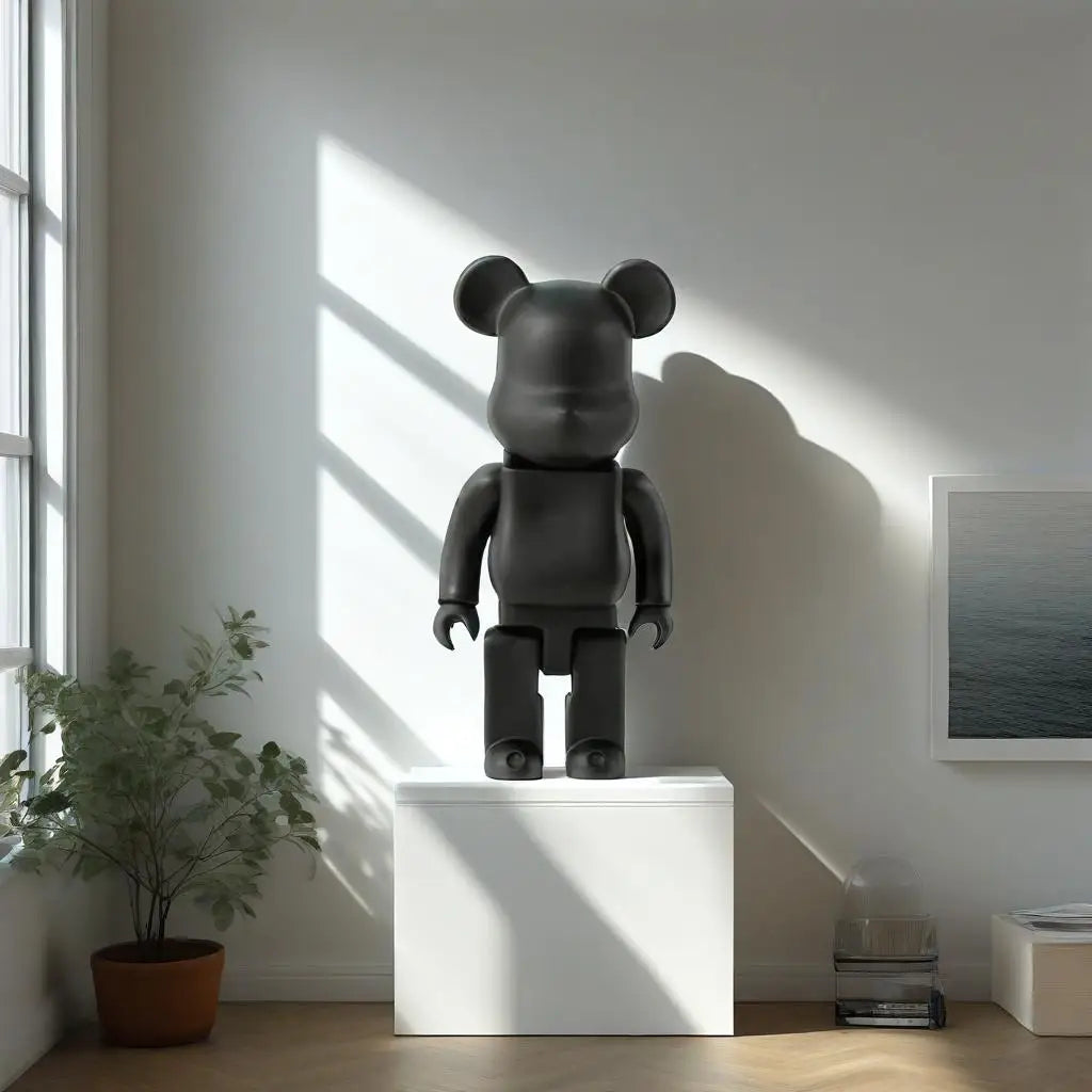 DIY Paint Bear Statue – 28cm Decorative Sculpture for Kids Birthday Gift