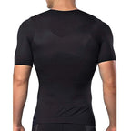 Mens Compression Undershirt – Seamless Slimming Body Shaper for Gynecomastia