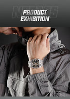 NAVIFORCE Silicone Chronograph Watch – Waterproof Sport Accessory for Men