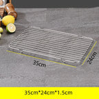Stainless Steel Cooling Rack – Non-Stick Mesh Tray for Baking and BBQ