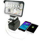3 Inch LED Work Light – Portable Cordless Spotlight for Power Tool Batteries