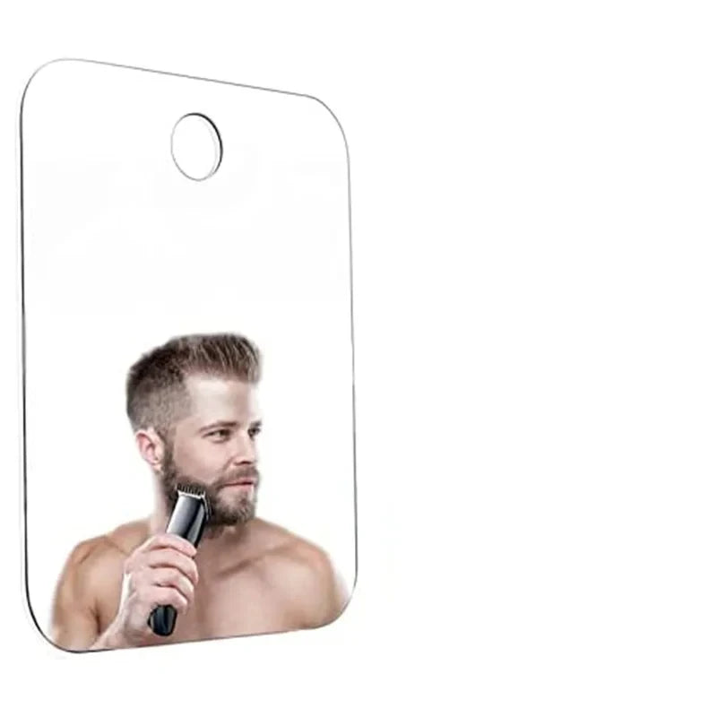 Acrylic Hand Mirror – Portable Travel Accessory for Makeup and Shaving