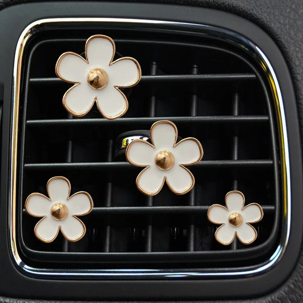 Flower Car Vent Diffuser – Cute Aromatherapy Clip for Auto Air Freshener