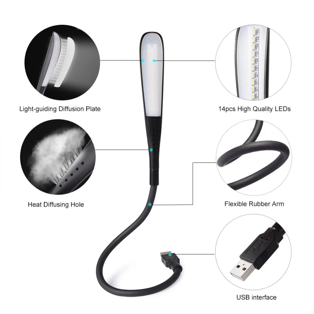 Portable Mini LED USB Light – Touch Sensor Lamp for Laptops and Power Banks