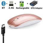 Wireless Gaming Mouse – Dual Mode Ergonomic Rechargeable for PC Laptop Mac