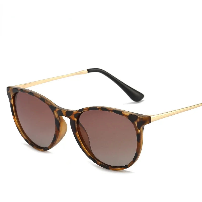 Vintage Round Kids Sunglasses – Polarized Metal UV400 Eyewear for Outdoor Play