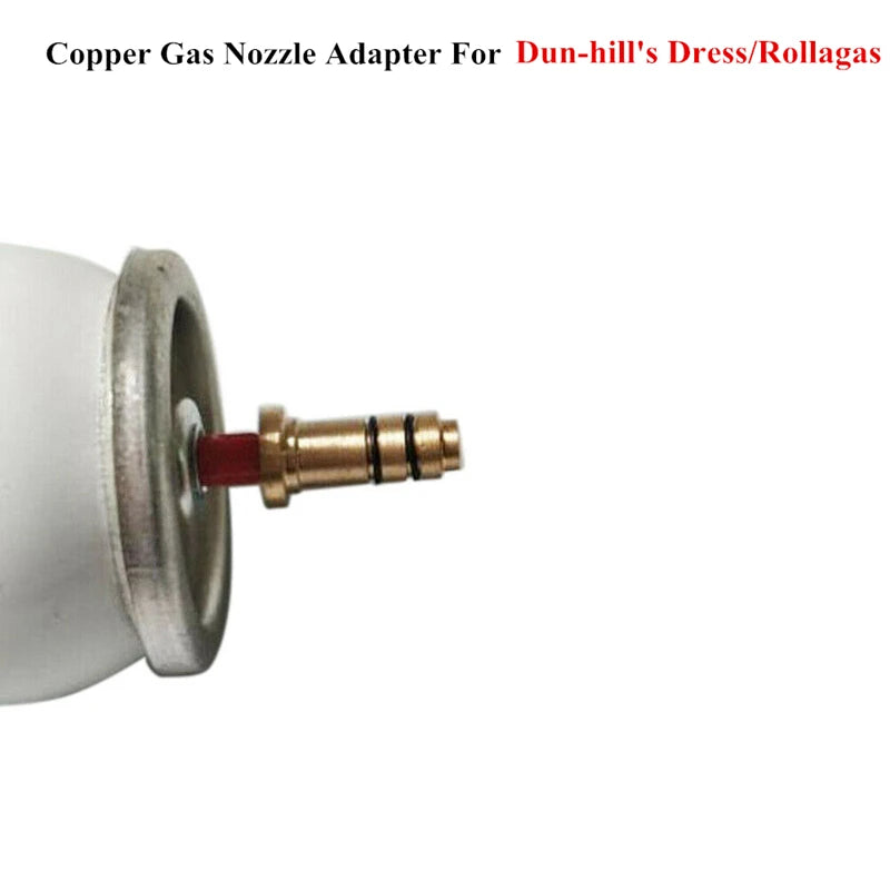 Brass Gas Refill Adapter – Copper Nozzle for Dunhill Butane Lighter Filling