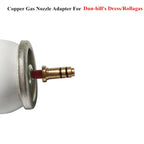 Brass Gas Refill Adapter – Copper Nozzle for Dunhill Butane Lighter Filling